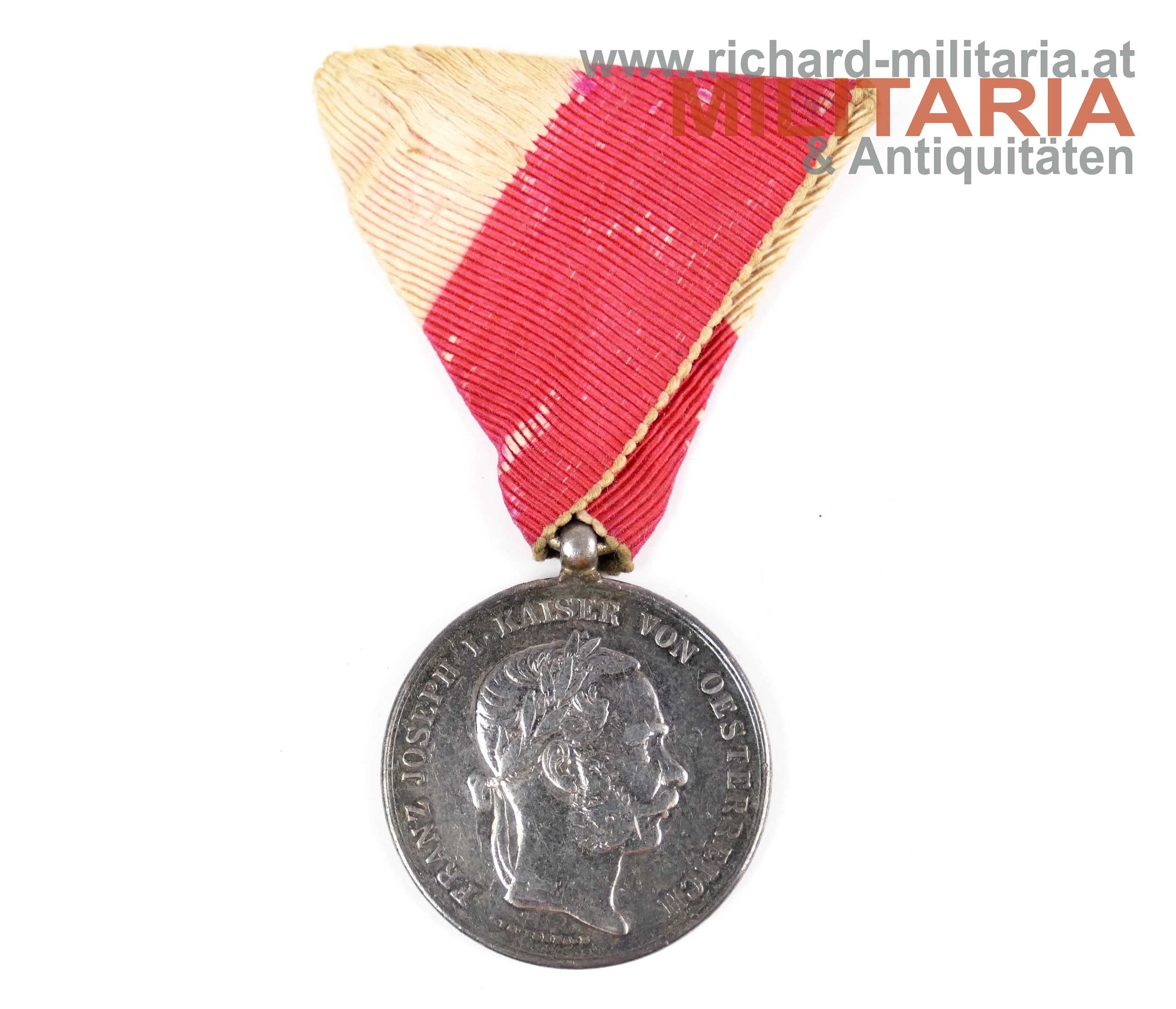 Denkmünze Tiroler Landesverteidigung - "Meinem treuen Volke von Tirol 1866" 