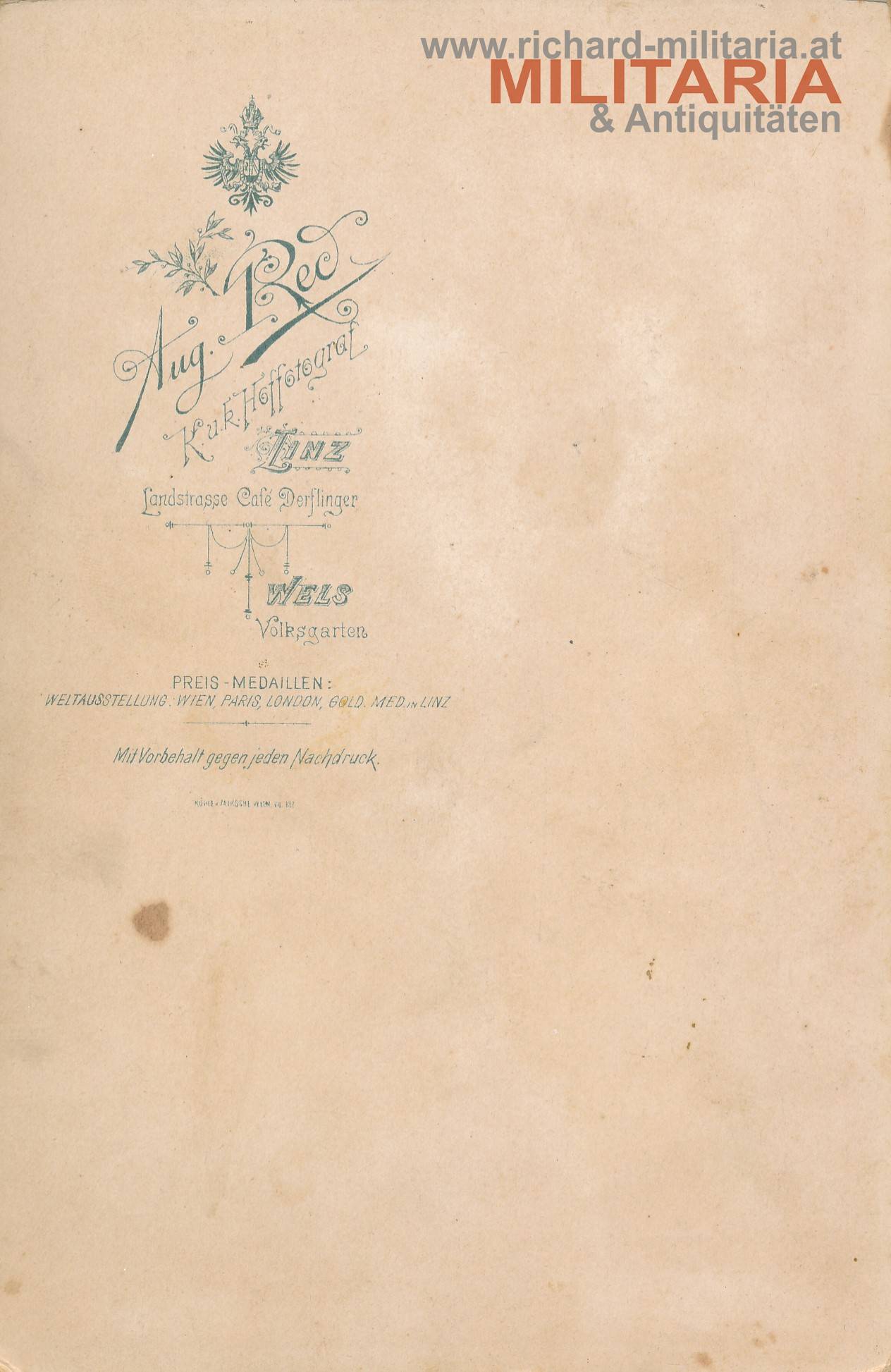 k.u.k. Hartkartonfoto - Erzherzog Franz Salvator & Erzherzögin Marie Valerie mit Kindern