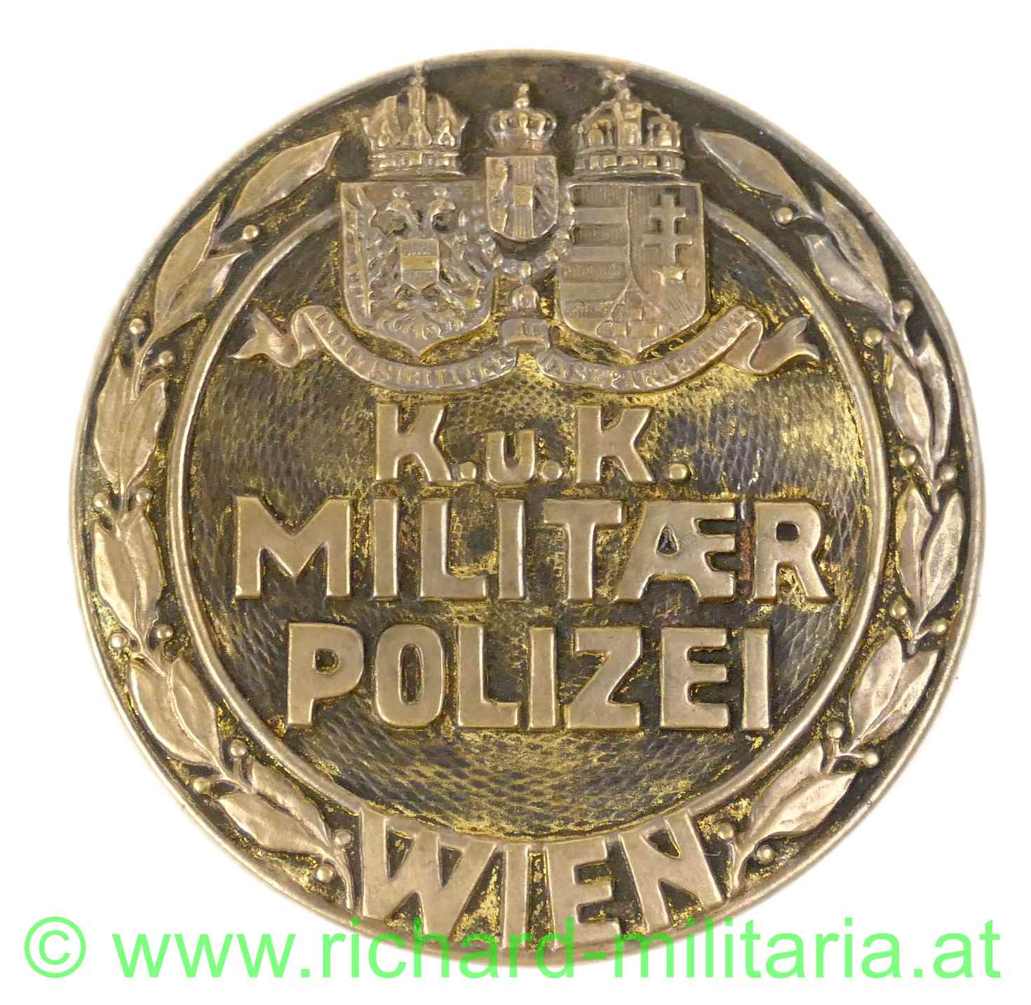 k.u.k. Militär Polizei Wien - Nr. 54 - Abzeichen