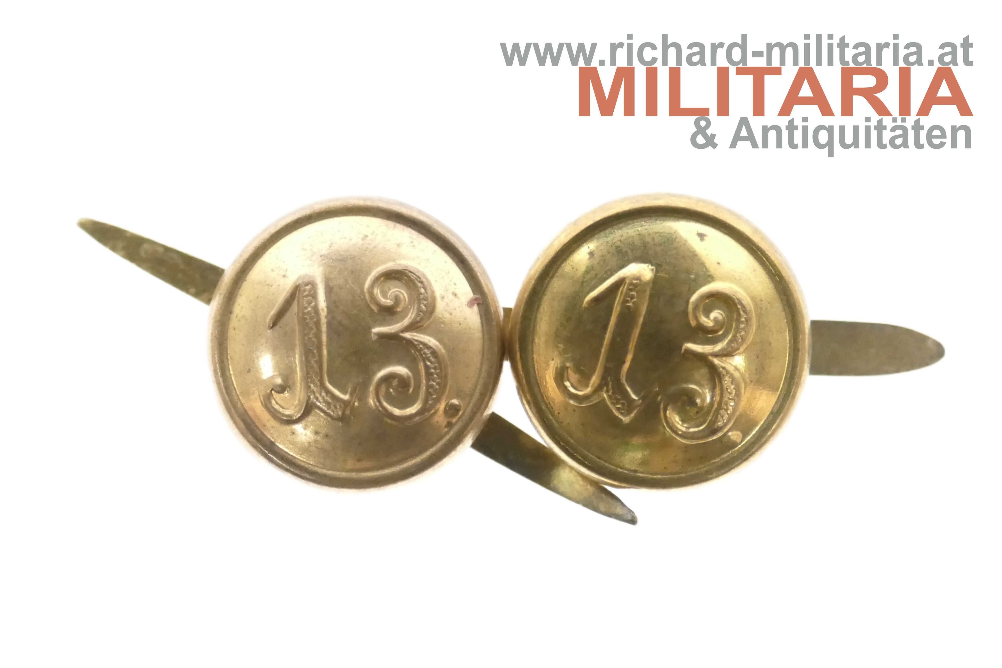 k.u.k. Kappenknöpfe IR 13
