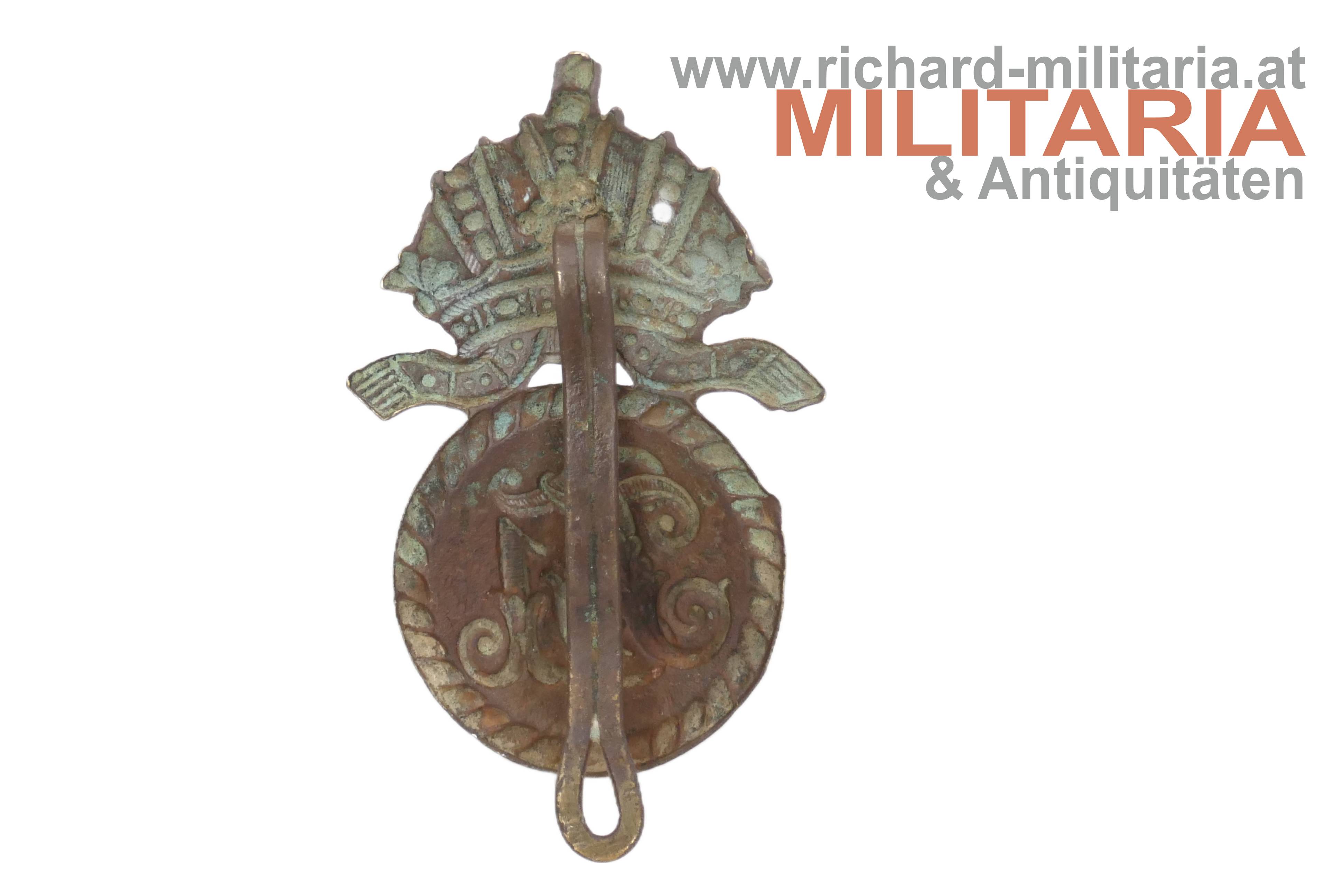 k.u.k. Kriegsmarine Mützenkokarde Unteroffizier - M1891 