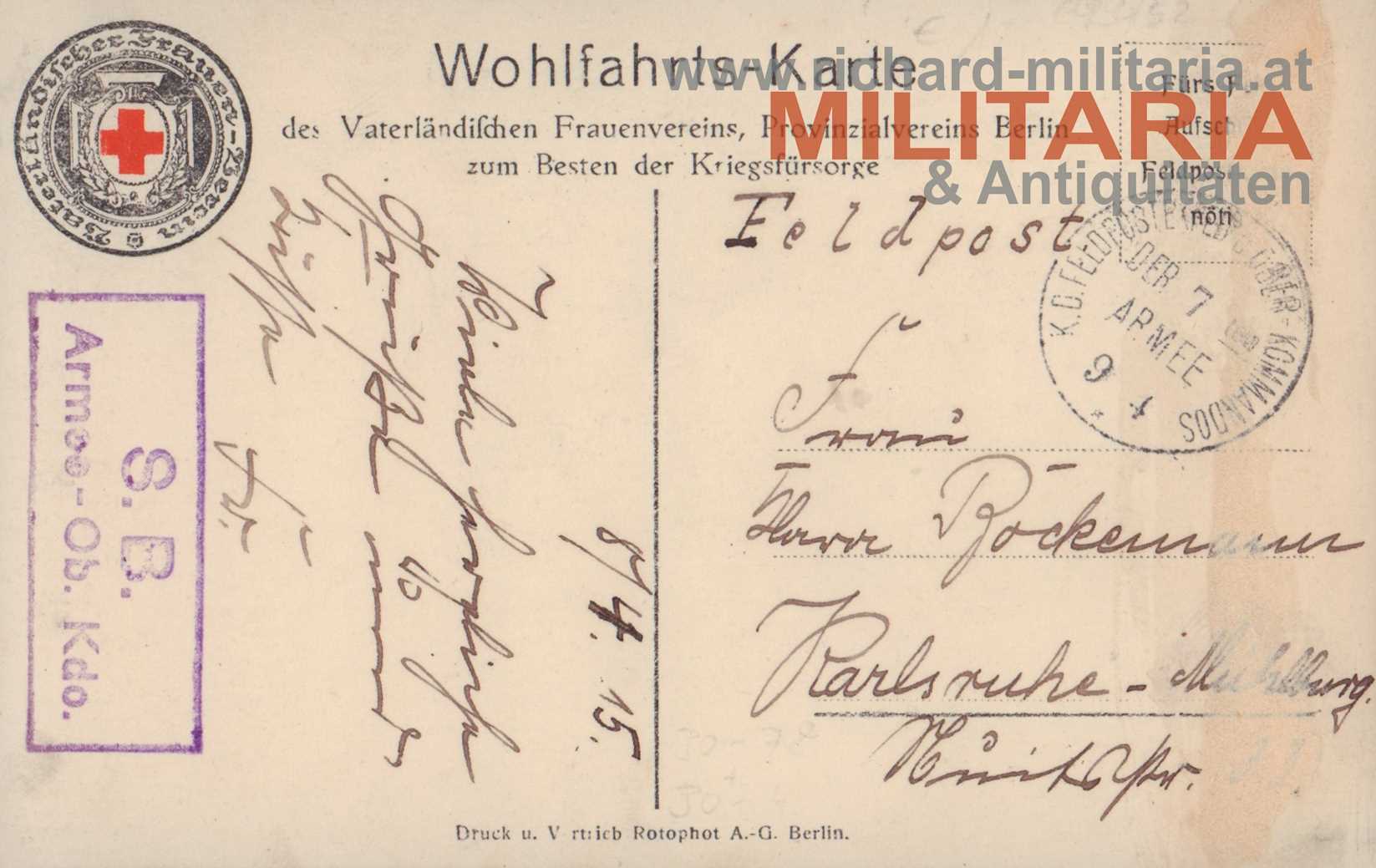 PK k.u.k Conrad von Hötzendorf