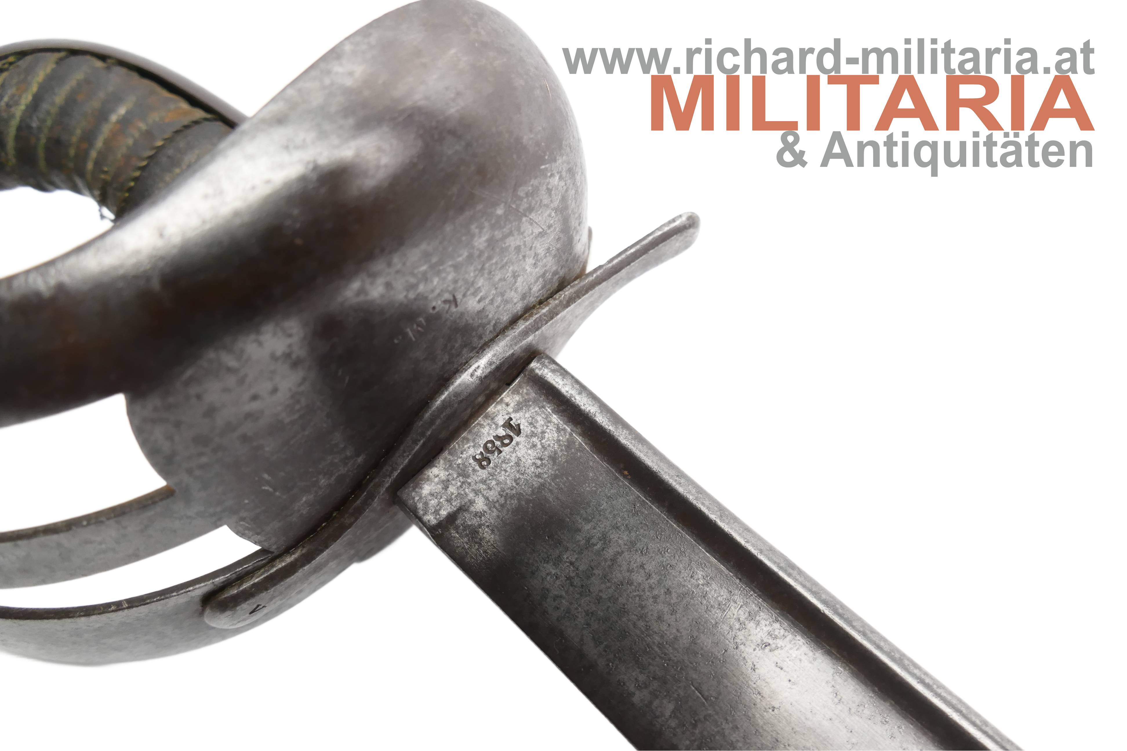 k.k. Bord- bzw. Entersäbel "neuer Art" M1858 - "1858"