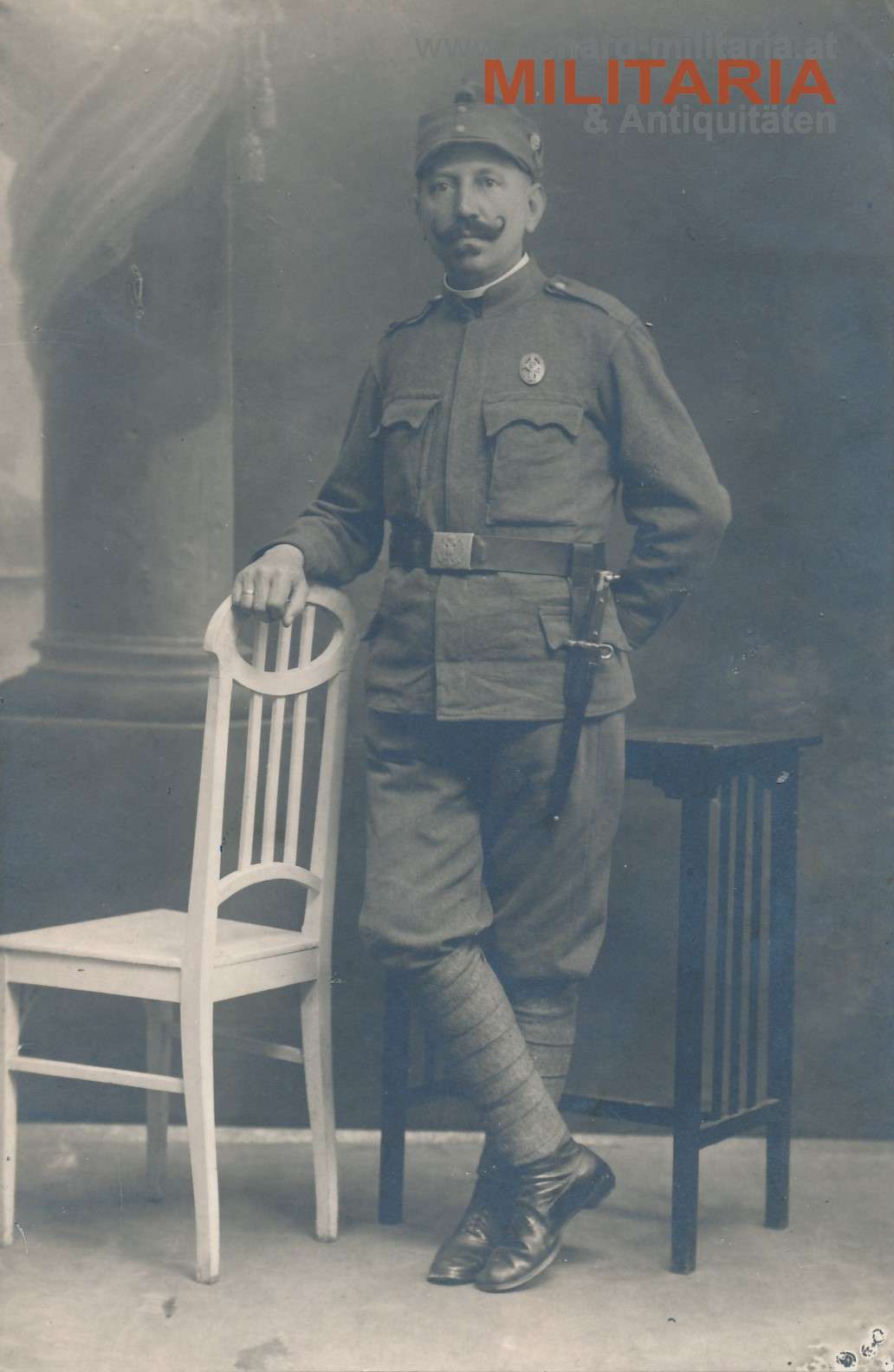 k.u.k. Foto - Soldat IR 4 - Hoch- und Deuschmeister