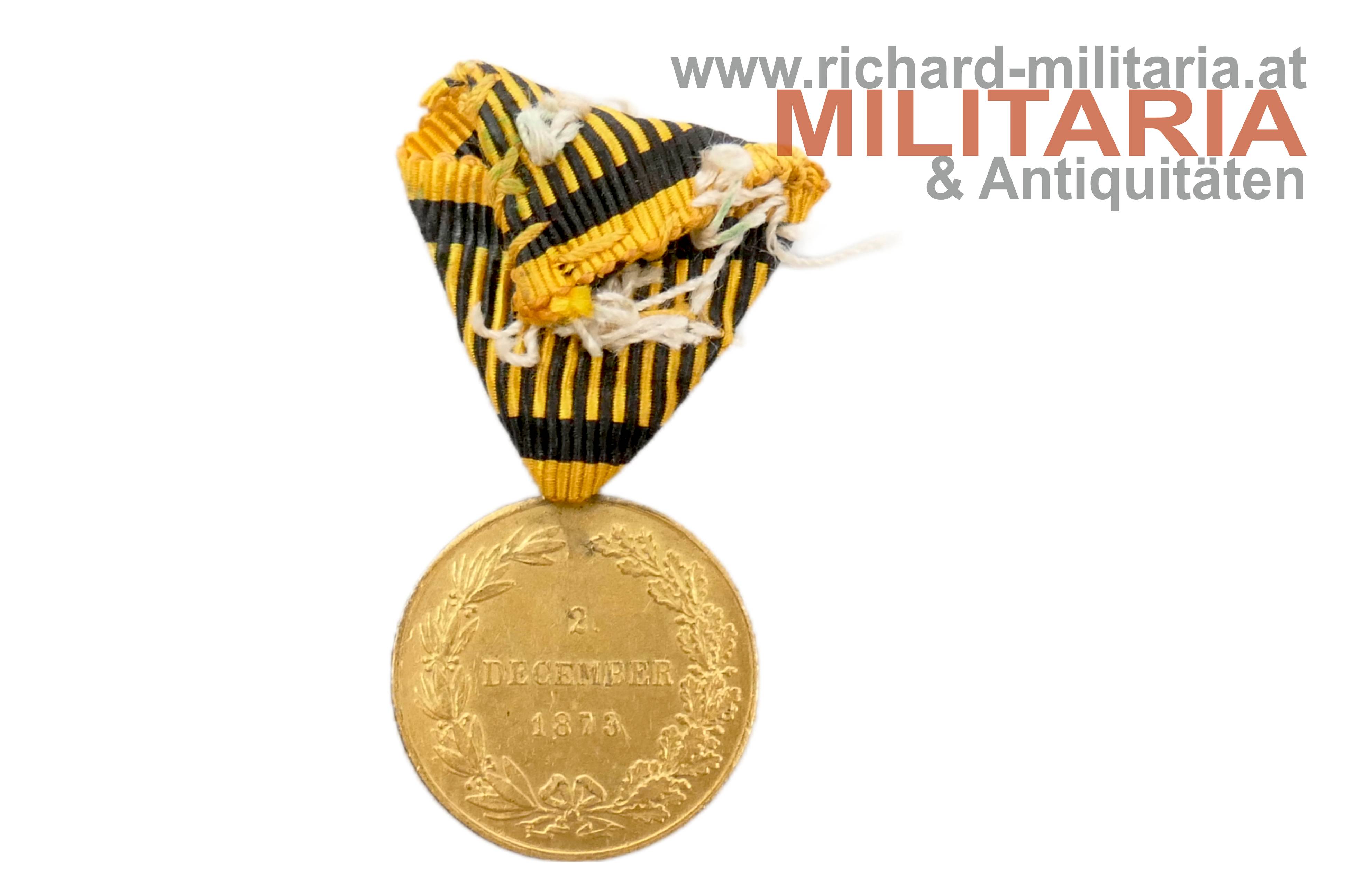 k.u.k. Kriegsmedaille 1873 - MINIATUR