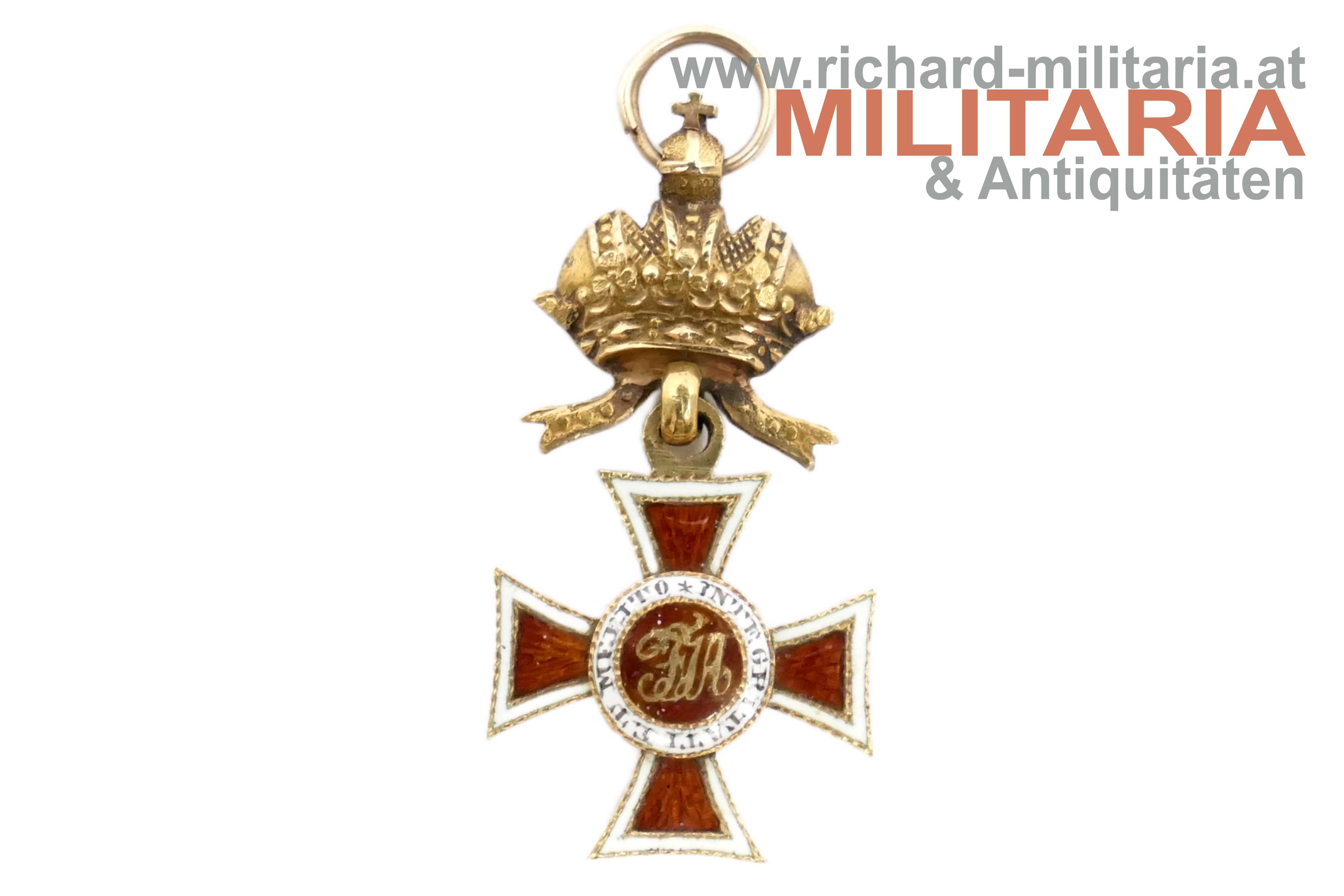 österr. kaiserl. Leopold-Orden - MINIATUR - GOLD - 1830/1840