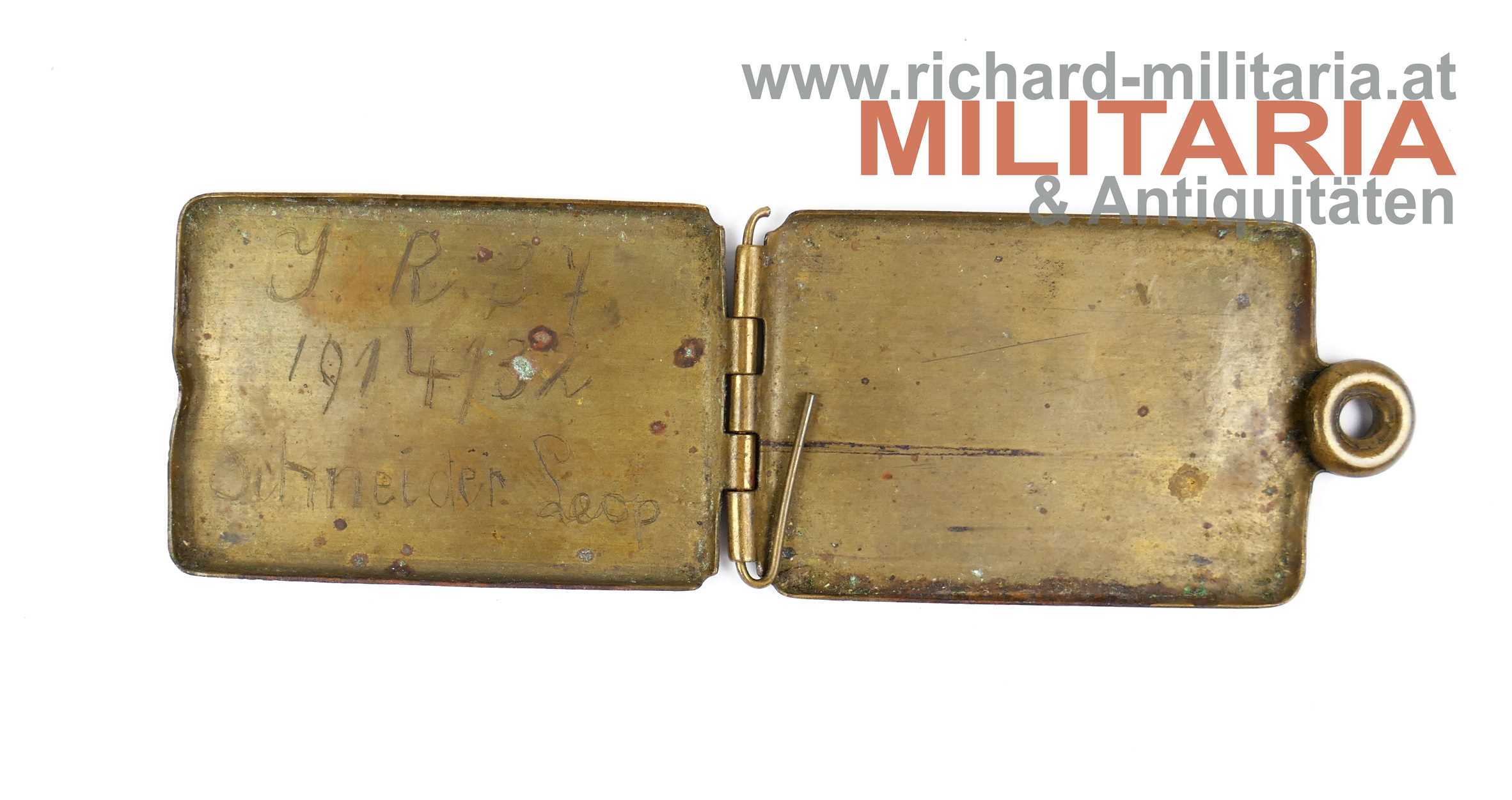 k.u.k. Erkennungsmarke I.R. 37 - 1914/32 Schneider Leop.