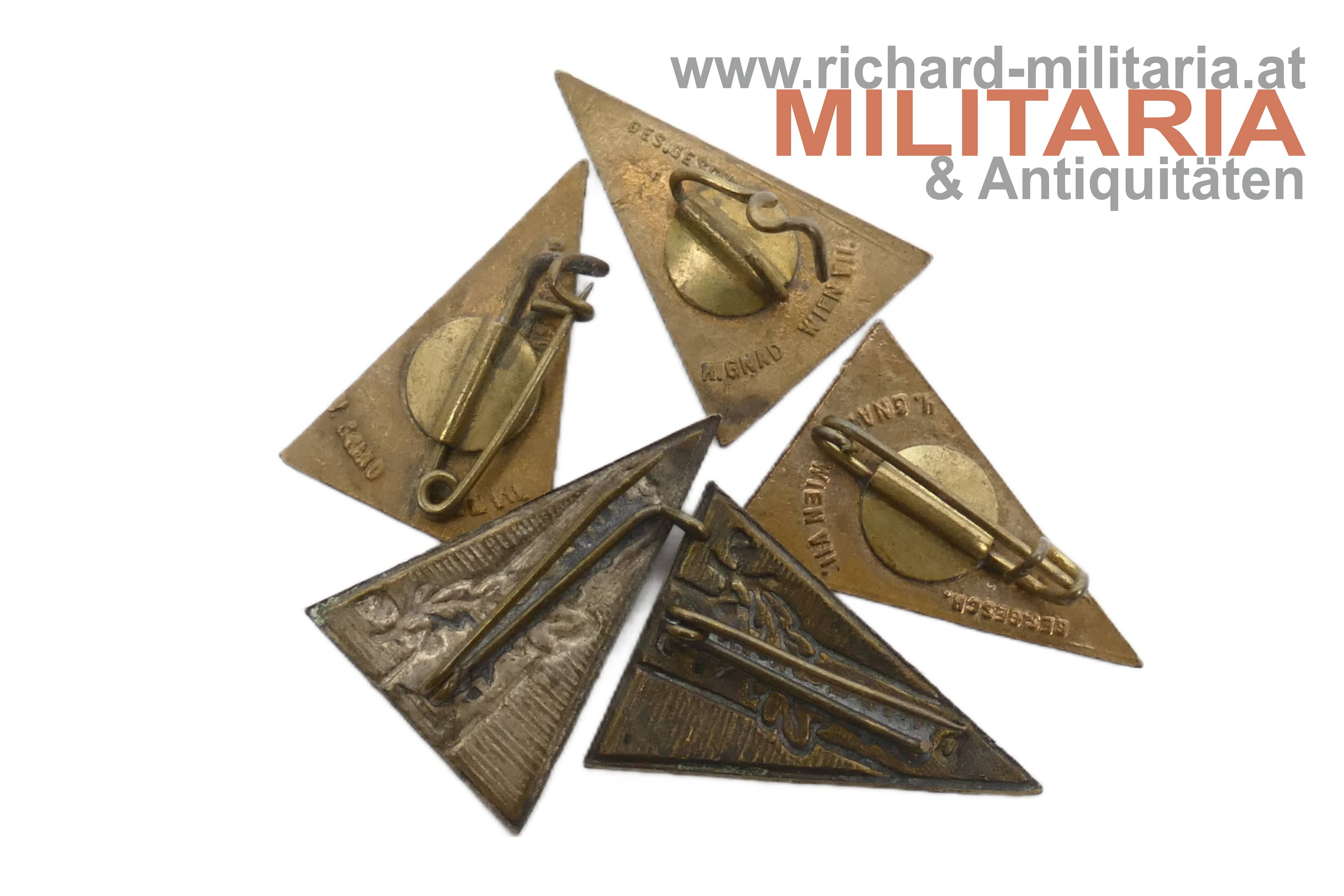 Konvolut Vaterländische Front - Schülerabzeichen "seid einig"