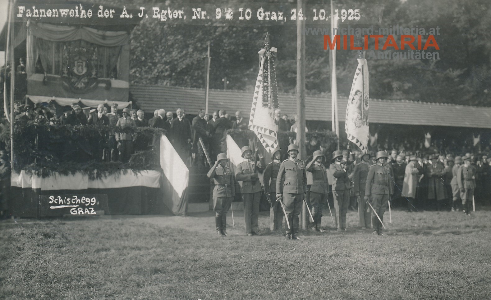 Fahnenweihe Alpenjäger-Regimenter Nr 9 & 10 - Graz 1925