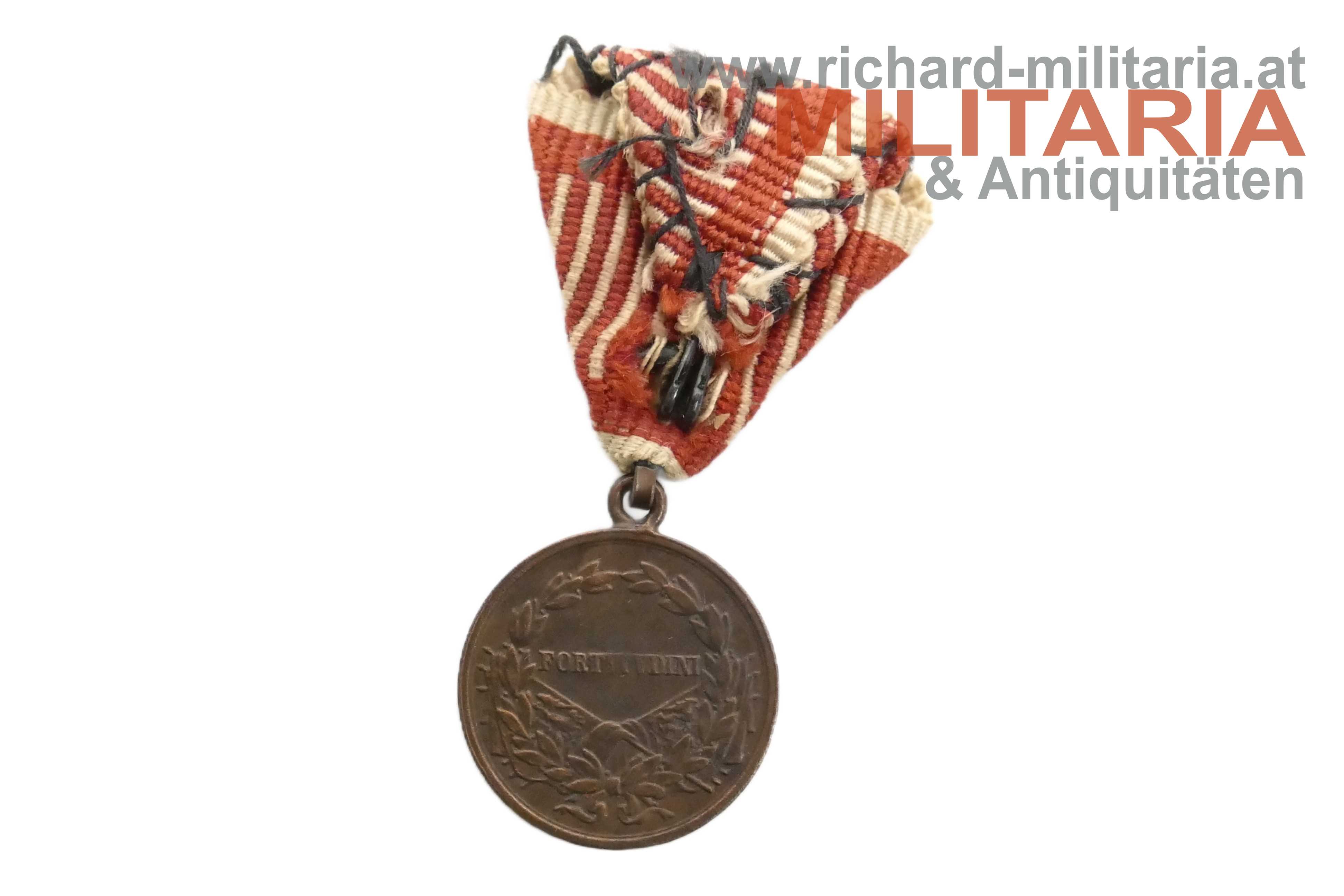 k.u.k. Bronzene Tapferkeitsmedaille Kaiser Karl - MINIATUR