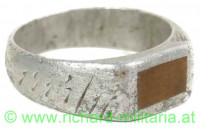 Patriotischer Ring mit Gravur 1914/16