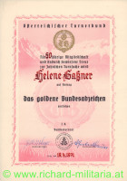 Österreichischer Turnerbund - goldenes Bundesabzeichen