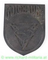 Bundesheer Eisenschild "GOLDHAUBE"