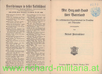 Mit Herz u. Hand fürs Vaterland - 82 Kriegs- u. Soldatenlieder - Leipzig 1915