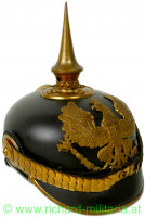 Preussen Pickelhaube für Offiziere der Linieninfanterie