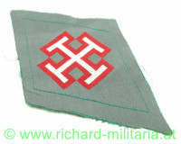 Vaterländische Front - Krukenkreuz - Stoffabzeichen